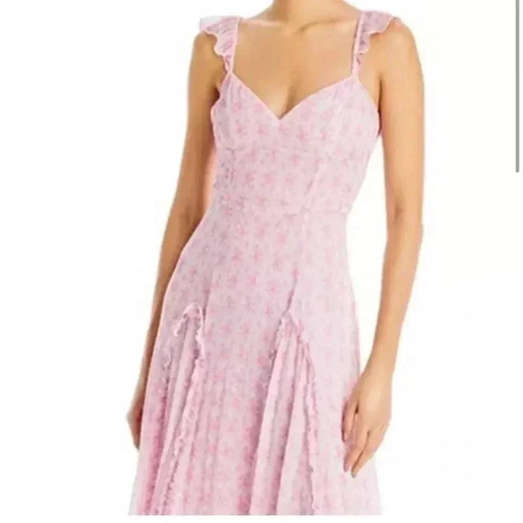 NWT LoveShackFancy Tulonne Dress in Rose Patch Size 4 - Picture 4 of 11